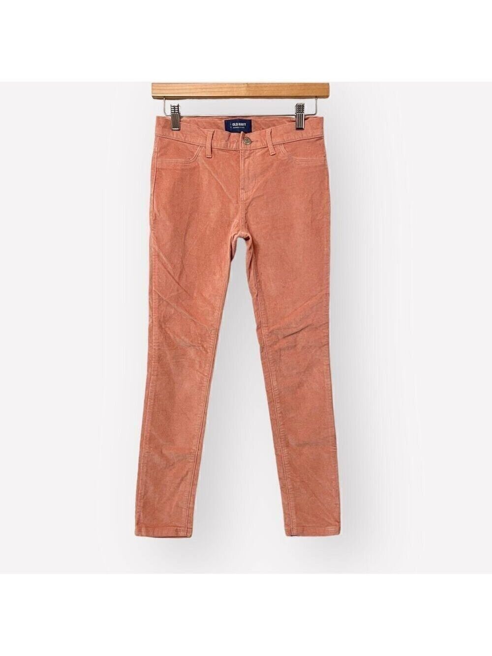 5/$25 ⭐️ Old Navy NEW Girls Velvet Jeans sz 12 Jeggings Dusty Rose Pink Pants